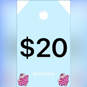 $20 Live Show Unlisted Item